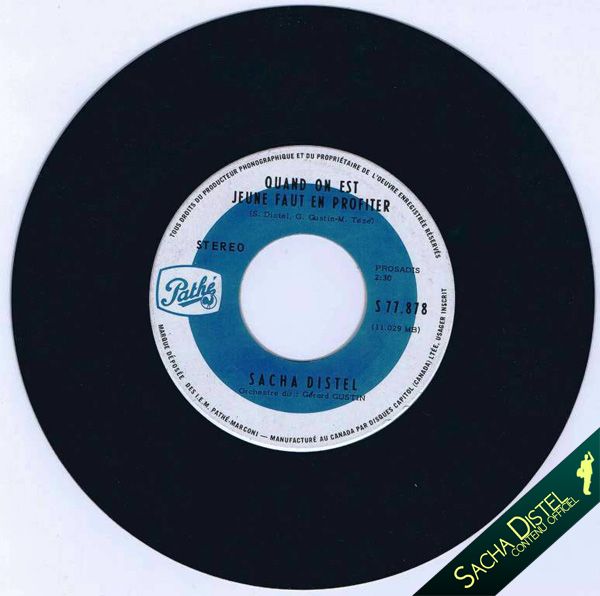 Quand on est jeune, il faut en profiter